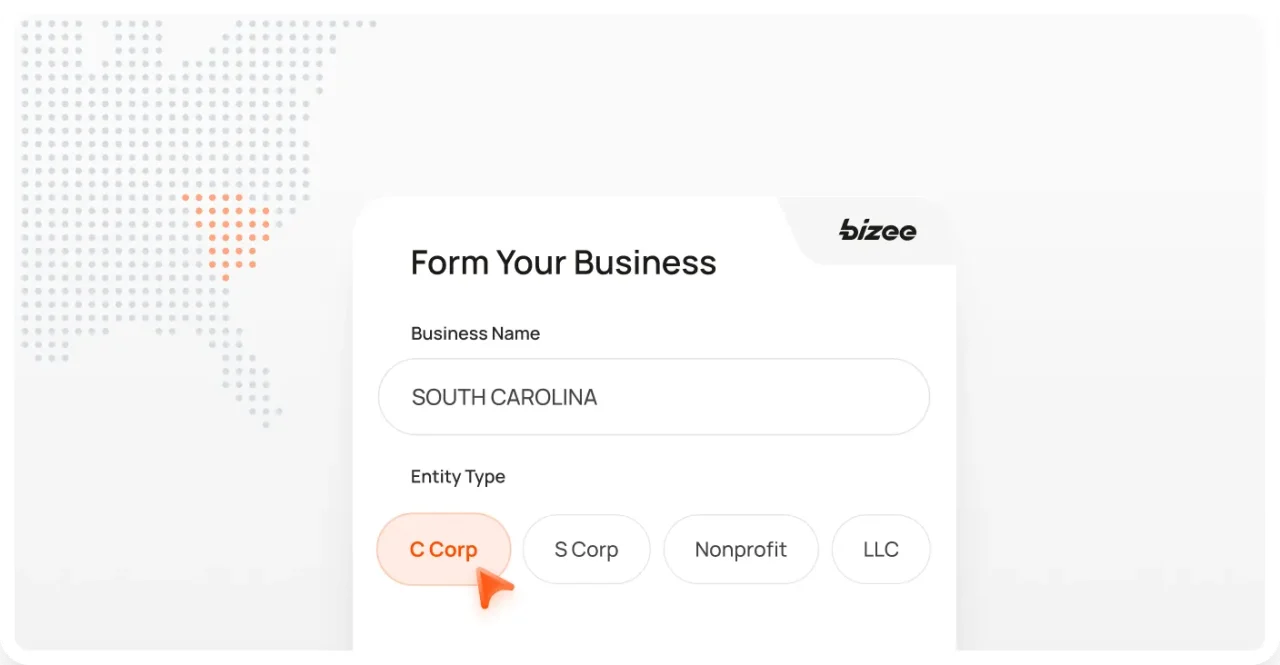 South Carolina Map