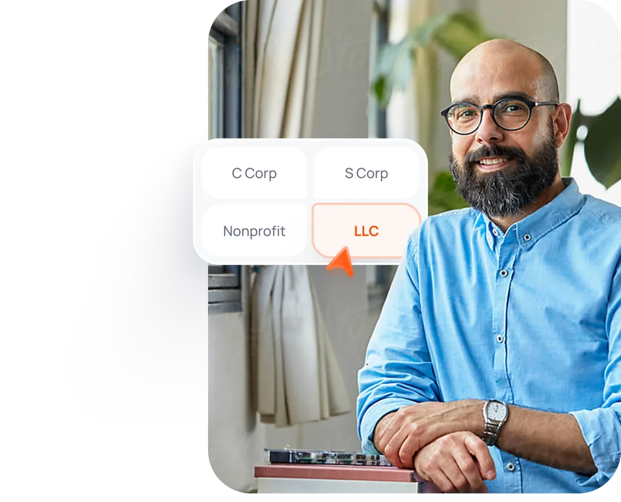 Business Owner Selecting Llc Entity Type