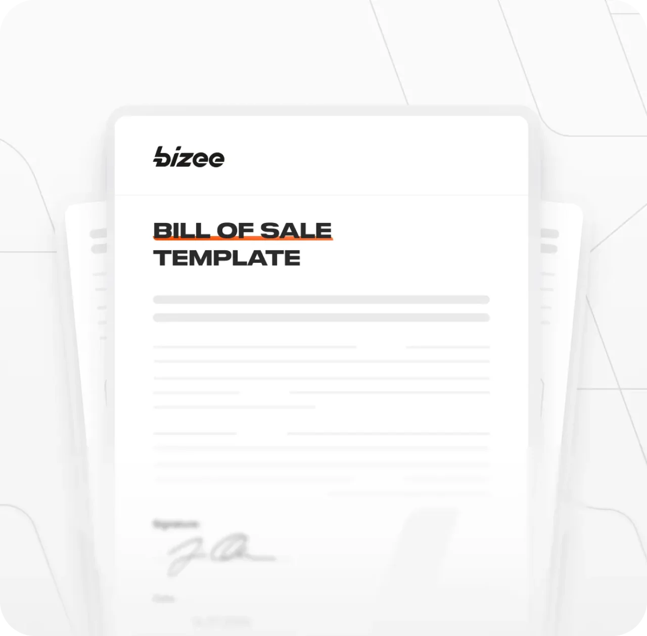 Bill Of Sale Hero