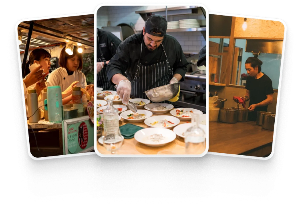 Chefs And Cooks In Diverse Kitchen Settings Mobile