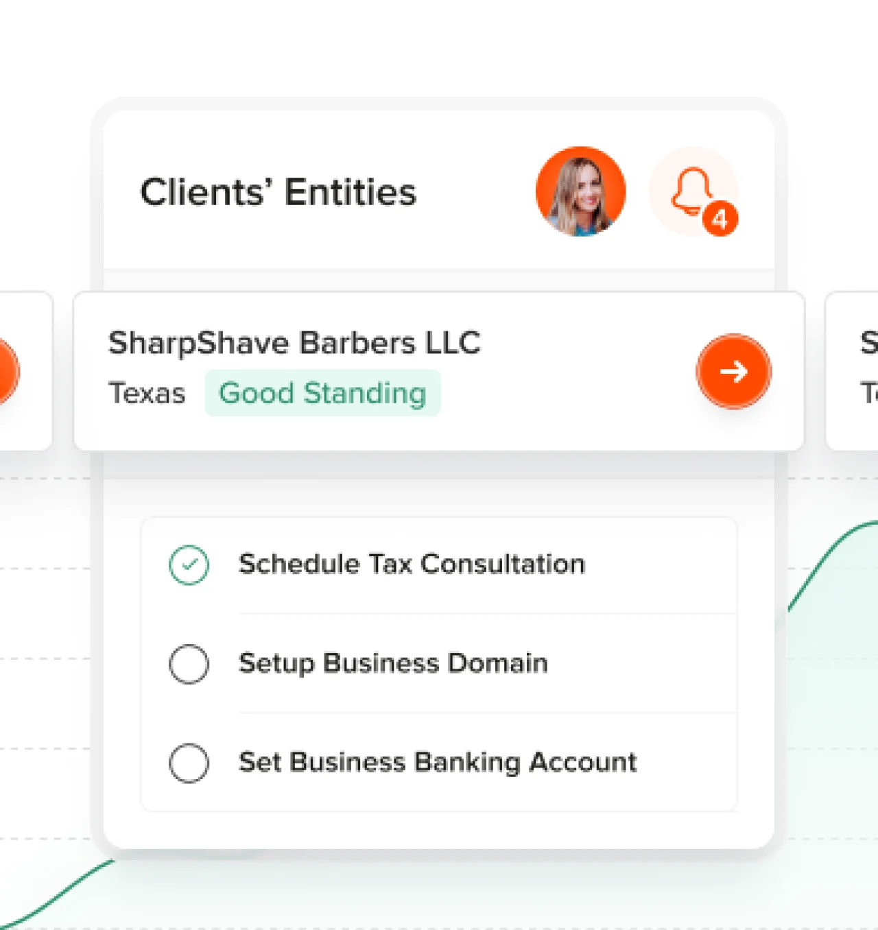 Entrepreneur using tools to launch and protect their business