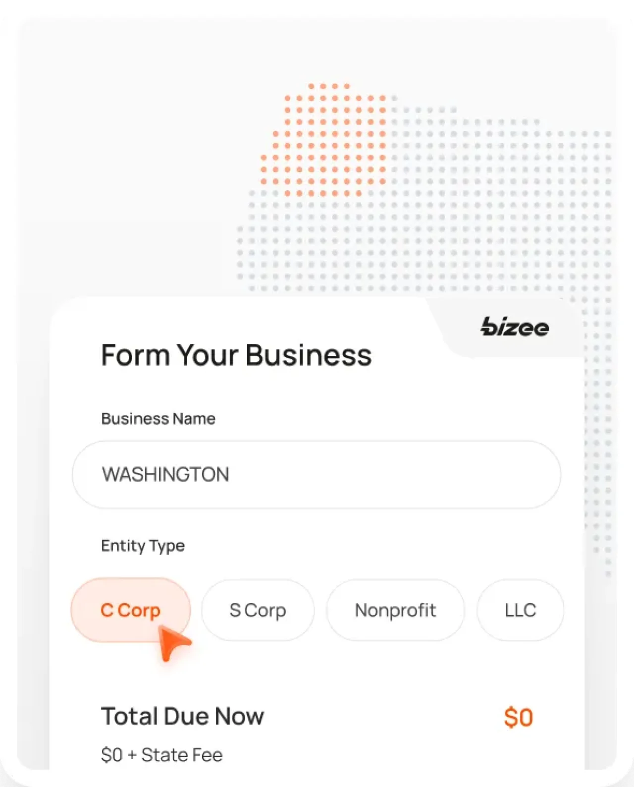 Washington Corp Map Mobile