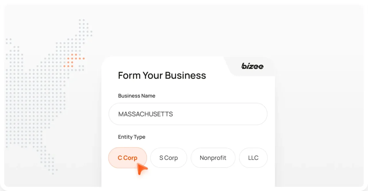 Massachusetts Corp Map