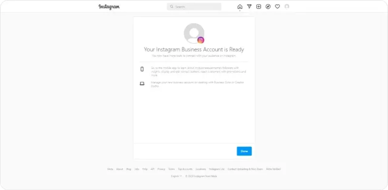 Setup Instagram Account 10