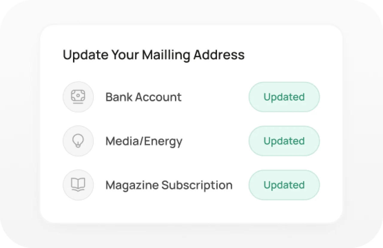 Update Your Mailing Address