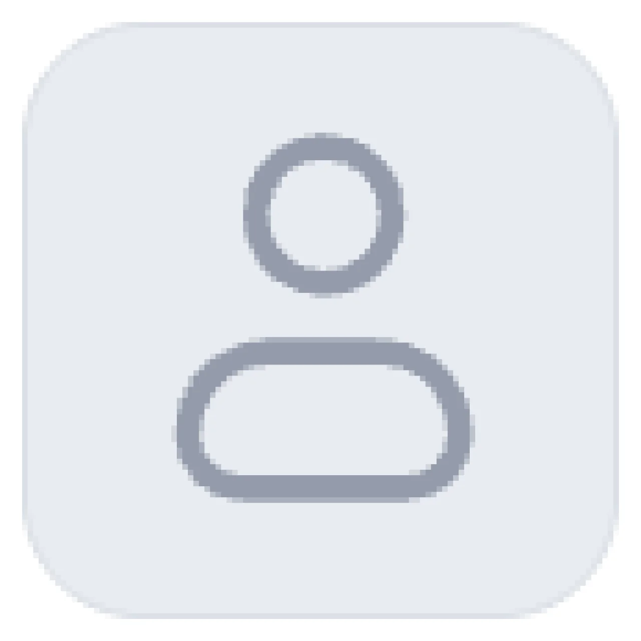 User photo placeholder